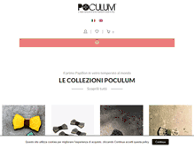 Tablet Screenshot of poculum.com